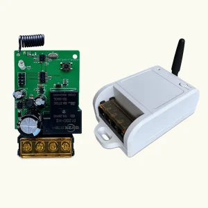 30A Wireless Remote Control Relay Switch, DC 12-48V, Plastic Housing, for Factory Machines and Pump Sets