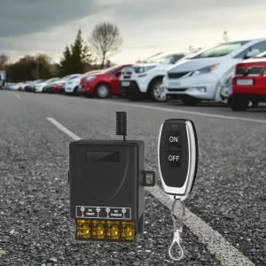 30A Wireless Remote Switch DC 8V/12V/24V/48V/72V/86V, 328ft Remote Control for Anti-Theft Alarms and Security Systems
