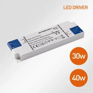 30W 40W LED Driver Power Supply Poe 220 240V 12V 24V LED Light Driver Triac Dimmable LED Driver
