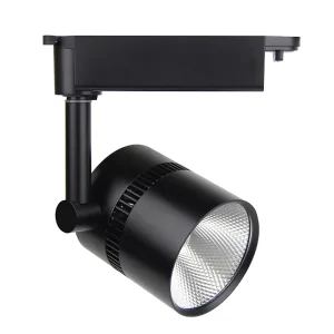 30W 50W 70W 80W 100W COB LED Track Light with Black Aluminum Housing