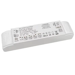 30W Motion Sensing Radar LED Driver Transformer for Corridor Parking Lot and Restroom Lighting 9-45V 550mA-900mA