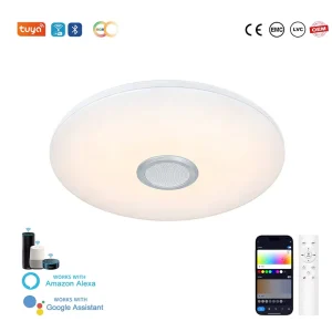 30W WiFi App-Controlled Dimmable Smart LED Ceiling Light