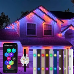 30mm RGBW Waterproof Smart LED Module Pixel Point Light IP67 Outdoor Permanent Christmas Track Light
