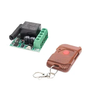 315/433MHz RF 150m Remote Control Transmitter and Receiver with DC 12V 1-Channel Relay Switch