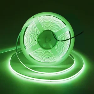 320 LEDs/m COB LED Strip DC12V/24V 8 mm Warm/Natural White, Red, Blue, Green