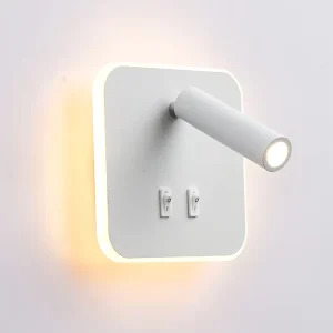 325 Degree Rotate Hotel Reading Lamp Black Aluminum Indoor Wall Light Bedside Nordic Modern Led Wall Lamp