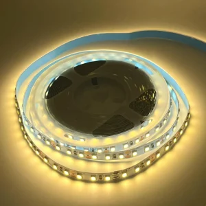 3500K Warm Light LED Strip Lights Flexible 12V 24V 120 Leds m 2835 Led Strip Light PVC Body
