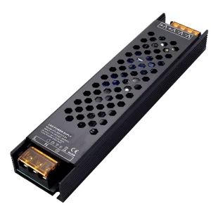 350W Indoor Slim Strip Light 24V AC/DC LED Driver 20A Black CCTV Camera Switching Power Supply 12V/24V