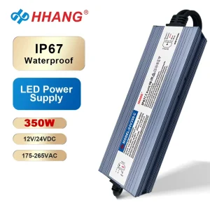 350W Waterproof IP67 LED Switching Power Supply AC/DC 12V 24V Street Light Driver CE BIS Certificate