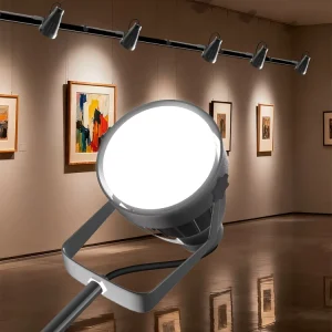 35W/40W LED Booth Light with Clamp, Telescopic Pole, Adjustable Arm, AC110V/220V