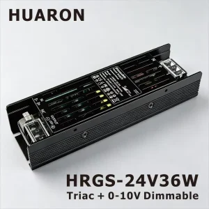 36-24 Triac-Dimmable Retrofit Power Supply, Single Output, 36W 24V DC, Flicker-Free