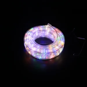 360-Degree Round Neon LED Strip IP55 Addressable PVC Tube Light Ice Blue