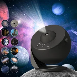 360 Degrees Rotation 13 in 1 Galaxy Star Projector Smart Home LED Night Lights for Warehouses