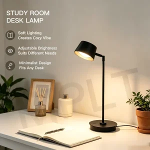 360° Rotatable Nordic Metal LED Table Lamp Modern Minimalist Adjustable Folding Desk Light for Office and Home Decor