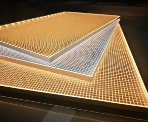 36W IP65 PMMA Acrylic LED Panel Light Transparent LGP Light Guide Panel