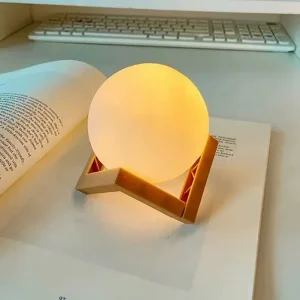 3D 8cm Wireless Moon Lamp Night Light