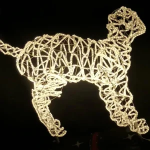 3D Animal Sculpture Giant LED Carriage Pattern Decorative Light for Outdoor Christmas Displays
