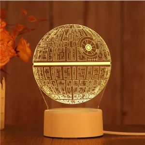 3D Crystal Ball USB Night Light Decorative Ornament