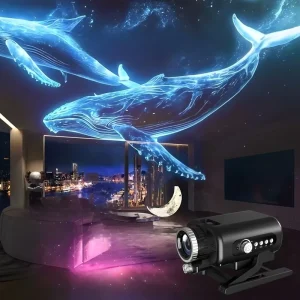 3D Dynamic Galaxy Projector Night Light for Kids and Adults’ Bedrooms