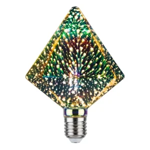 3D Firework Light Bulb Decoration Bulb Fireworks Starry Sky Bulb E27 220V LED Bulb for Bedroom Restaurant Bar Hotel