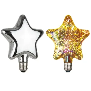 3D Fireworks LED Light Bulb E26 110V Warm White for Christmas Party Home Bar Decor