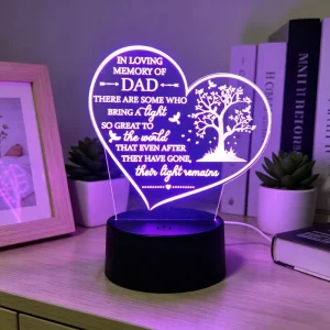 3D Illusion Cartoon Mini Warm Acrylic LED Table Lamp Night Light