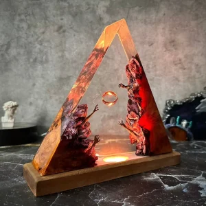 3D LED Night Light, Warm White, for Bedside Table and Home Decor
