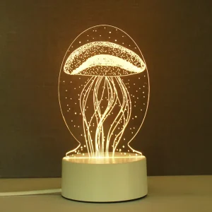 3D Night Light, Creative Atmosphere Nightlight Birthday Gift Craft