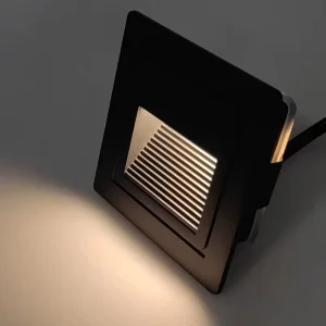 3W 110V 3000K LED Step Wall Light Recessed Retaining Landscape Stair Lighting Stairway Home Theater Ladder Paver Light Deck Lamp