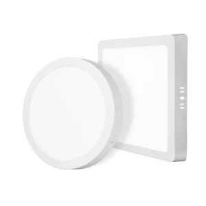 3W 6W 9W LED Panel Light 6000K 5000K Ceiling Light Aluminum Body Surface Recessed Round Square Downlight