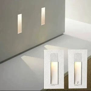 3W LED Modern Style Detachable PIR Step Lamp Waterproof Square Corridor Floor Lamp for Living Room or Hotel Use