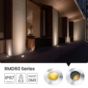 3W Stainless Steel IP67 Waterproof LED Outdoor Mini Underground Garden Lights with Remote Control