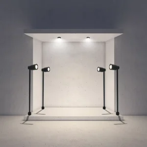 3W Standing Jewelry Exhibition LED Spotlight, Adjustable 6-60 Degree Beam for Watch Counters