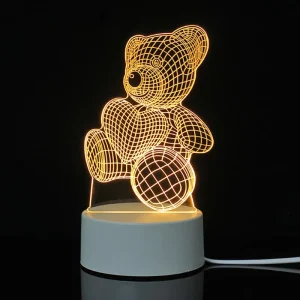 3d Illusion Lamp Led Custom Room Decorative Children Usb Battery Acrylic 3d Led Night Light Table Lamp 3d Lights for Kids Gift