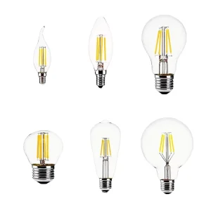 3v5v12v24v Low Voltage LED Bulb E27 E14 Dimming DC Warm Light Tungsten St64 Glass Body for Residential Use