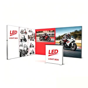 3×3 m Corner Light Box Booth, Factory Direct
