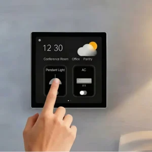 4″480*480 and 720*720 Wall Switch 86 Serial WiFi Display Built in Battery Support Software for Smart Home & Building Controls
