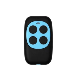 4-Button Blue Oval RF Remote Control Transmitter for Rolling Shutter and Garage Door Gate Opener