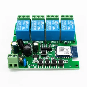 4-Channel WiFi Light Switch Module Board DC 85-250V Relay RF433 Receiver Control USB