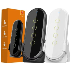 4 Gang Touch Pattern Wireless Zigbee Smart Scene Switch
