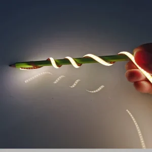 400 Chips/m Slim 3mm COB LED Ribbon Red Blue Green 2700K 4100K 6000K IP65 CRI 90 App and WiFi Control LED Strip Light