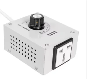 4000W 220V AC Fan Motor Governor Dimmer Temperature Switch SCR Voltage Regulator 105 x 83 x 54mm