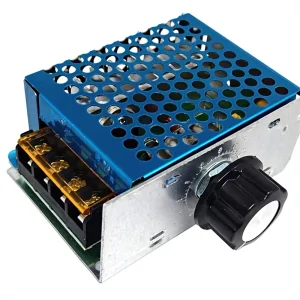4000W High Power Motor Speed Controller AC 110V Adjustable Voltage SCR Dimmer 4000W Motor Speed Controller SCR