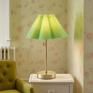 4000mAh Rechargeable Vintage Fabric & Iron LED Night Light for Bedroom Luxury Decorative Table Read Lamp Gift for Girls & Women