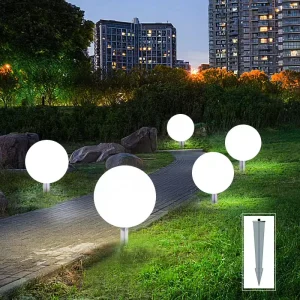 40CM Waterproof LED Garden Ball Light Rechargeable Landscape Lighting for Outdoor Party Wedding