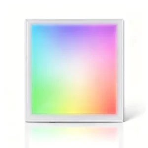 40W 2×2 RGBW Smart LED Panel Light, 600x600mm, WiFi Dimmable, Color Changing, Recessed Ceiling Light