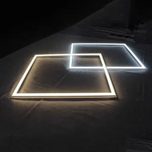 40W 42W 48W LED Panel Light Fixture 100-120V 220V Square Backlit 600x600mm