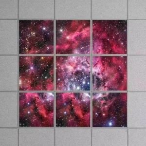 40W 600×600 LED Decorative Ceiling Panel Light, Ultra-Slim, Blue Sky and Clouds Pattern