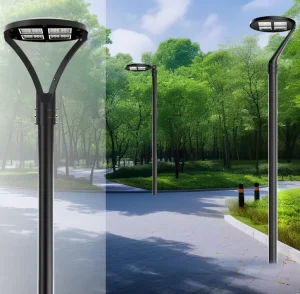 40W/70W/100W IP66 AC Waterproof LED Outdoor Post-top Light Pure Aluminum Housing Garden Court Light