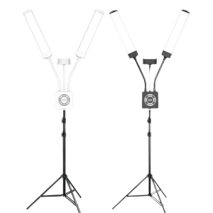 40W LED Floor Lamp Estheticians Lash Eyelash Makeup Tattoo Photography Tripod Stand Phone Holder Adjustable Color Temp CRI Ra>90